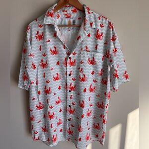 Tropical Bros Men's Super Stretch The Kramer Hawaiian Button Front Size XL